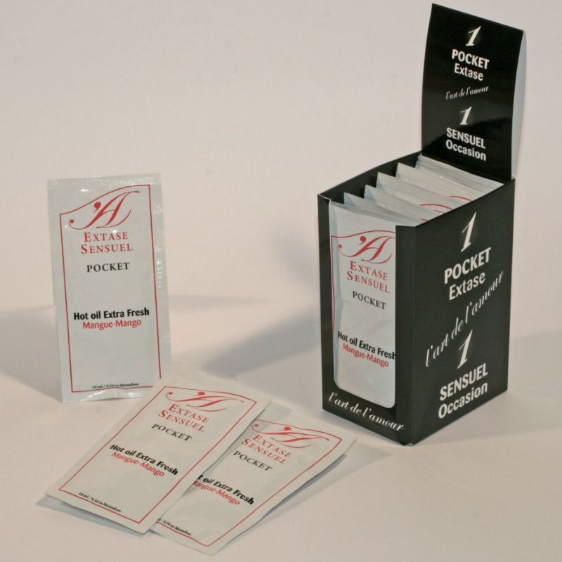 EXTASE SENSUAL - OLIO STIMOLANTE AL MANGO 10 ML – Effetto calore – foto 3