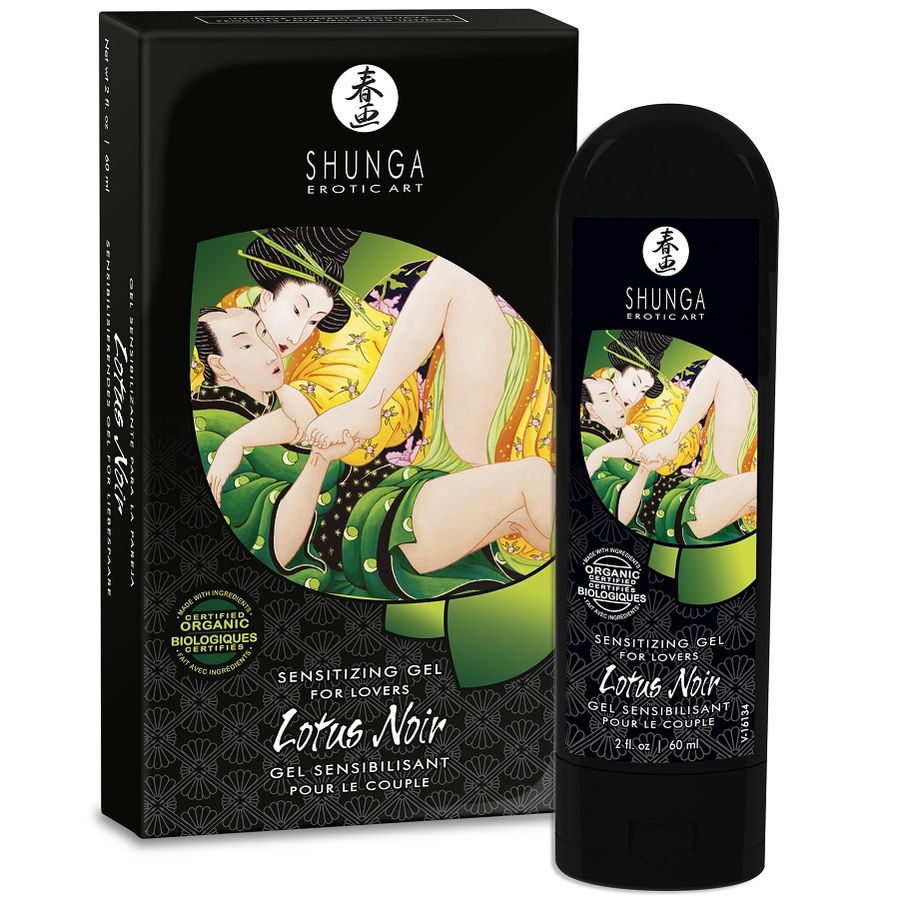 SHUNGA - CREMA SENSIBILIZZANTE LOTUS NOIR 60 ML – Intensificatore dell'orgasmo