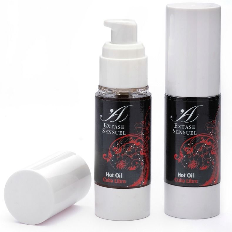 EXTASE SENSUAL - OLIO STIMOLANTE DEL CALORE CUBA FREE 30 ML – Con effetto termico