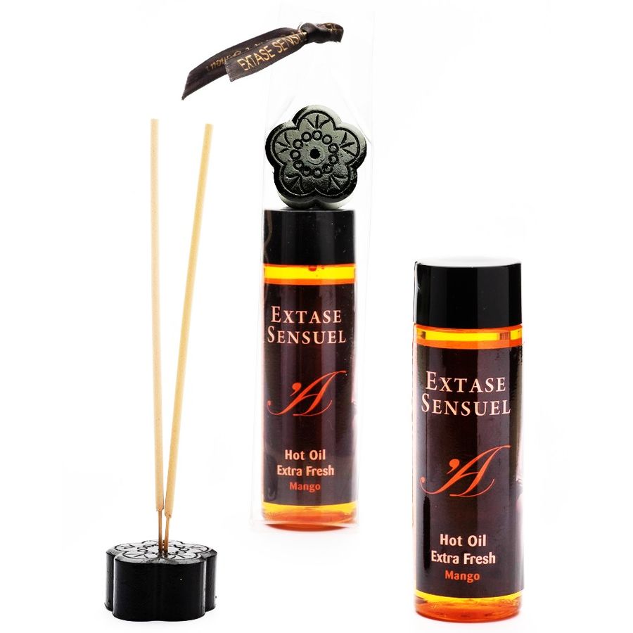 EXTASE SENSUAL - OLIO STIMOLANTE AL MANGO 100 ML – Con effetto termico