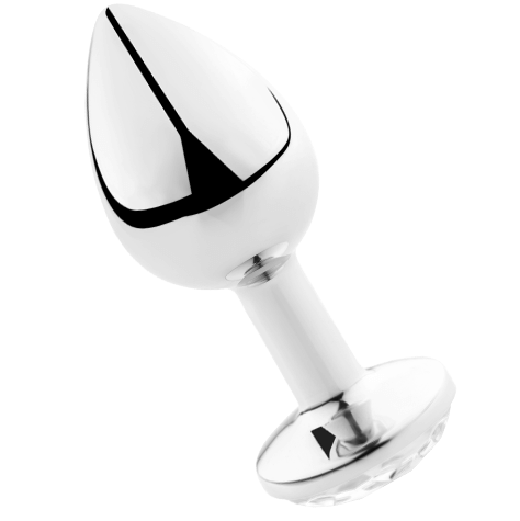 SECRETPLAY - PLUG ANALE TRASPARENTE ALLUMINIO 8 CM – Tappi anali