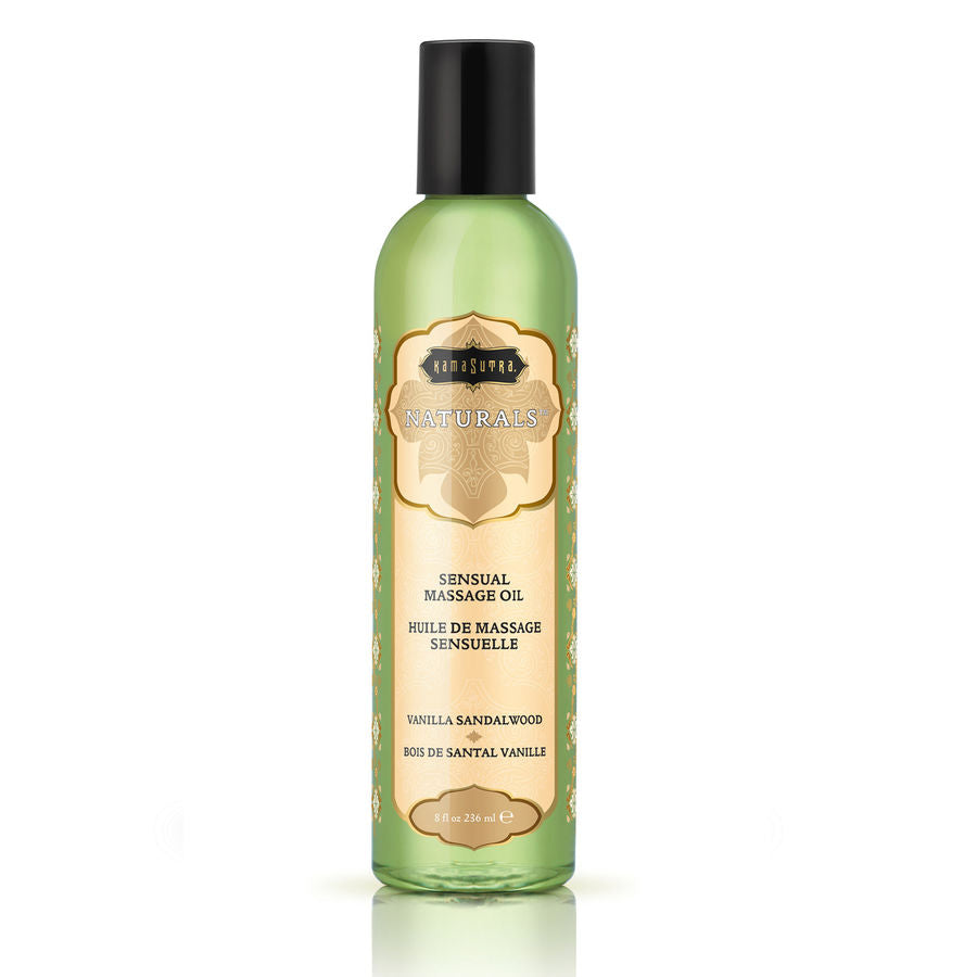 KAMASUTRA - OLIO DA MASSAGGIO ALLA VANIGLIA CON LEGNO DI SANDALO 236ML – Oli da massaggio non aromatizzati