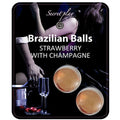 SECRETPLAY - SET DI PALLINE BRASILIANE FRAGOLA E CHAMPAGNE – Palle brasiliane