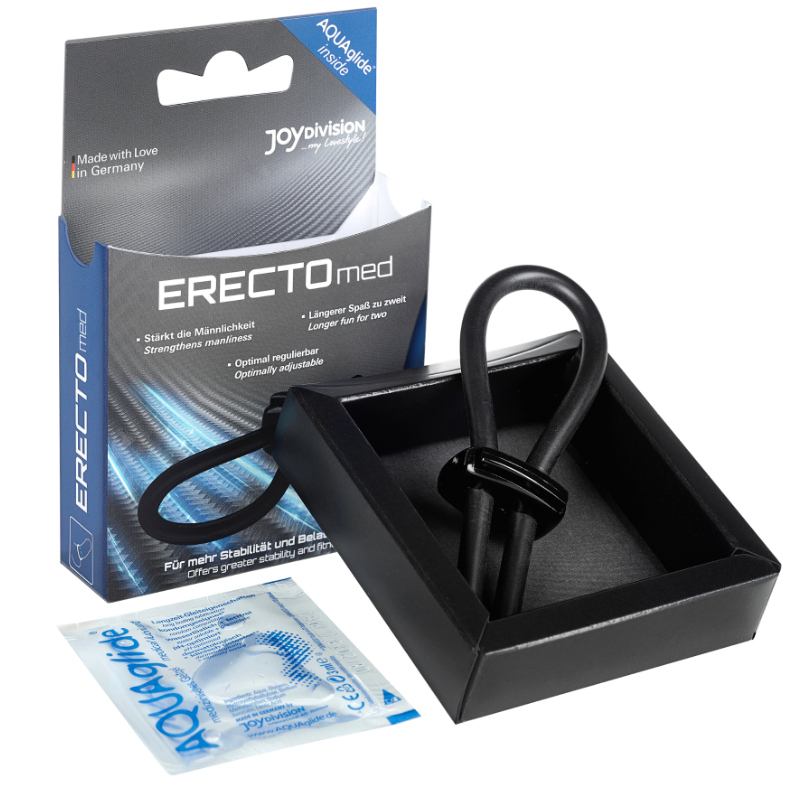 JOYDIVISION POTENZDUO - ANELLO NERO - M – Accessori per il pene – foto 2