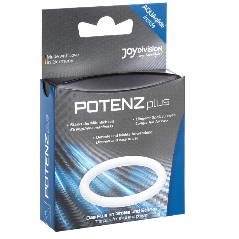 JOYDIVISION POTENZDUO - PLUS ANELLO BIANCO - M – Cockring senza vibrazione – foto 3