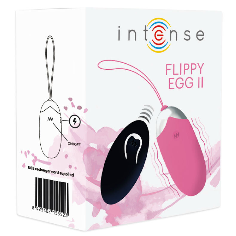 INTENSE - UOVO VIBRANTE FLIPPY II CON TELECOMANDO ROSA – Telecomando – foto 5