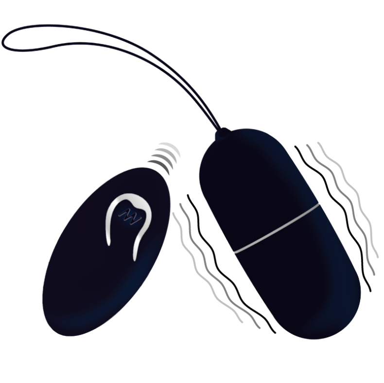 INTENSE - FLIPPY I UOVO VIBRANTE CON TELECOMANDO NERO – Telecomando