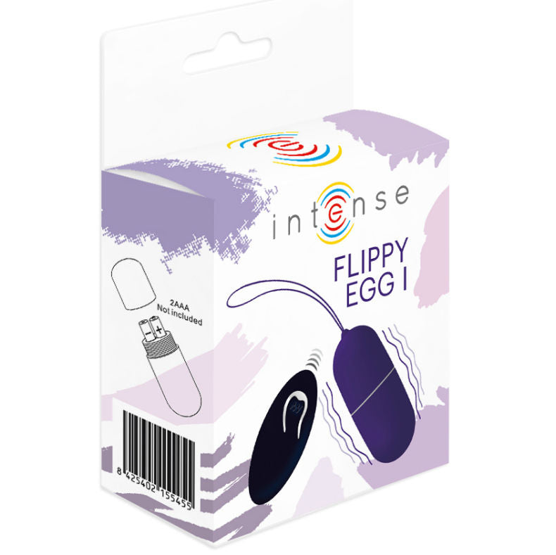 INTENSE - FLIPPY I UOVO VIBRANTE CON TELECOMANDO VIOLA – Telecomando – foto 5