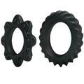 BAILE - KIT 2 ANELLI FIORITI IN SILICONE – Cockring senza vibrazione
