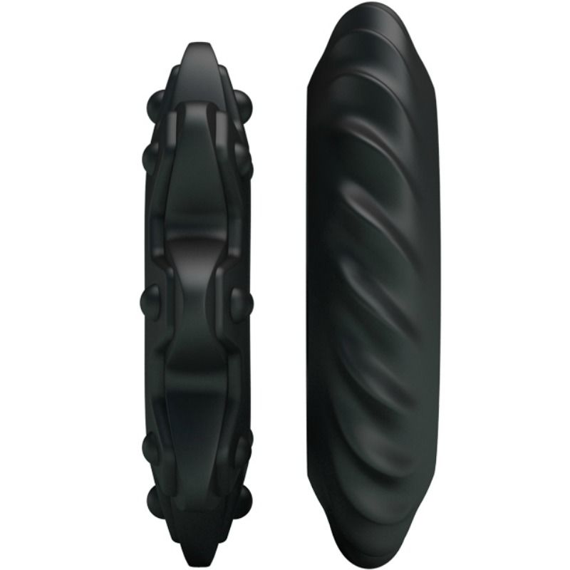 BAILE - KIT 2 ANELLI FIORITI IN SILICONE – Cockring senza vibrazione – foto 3
