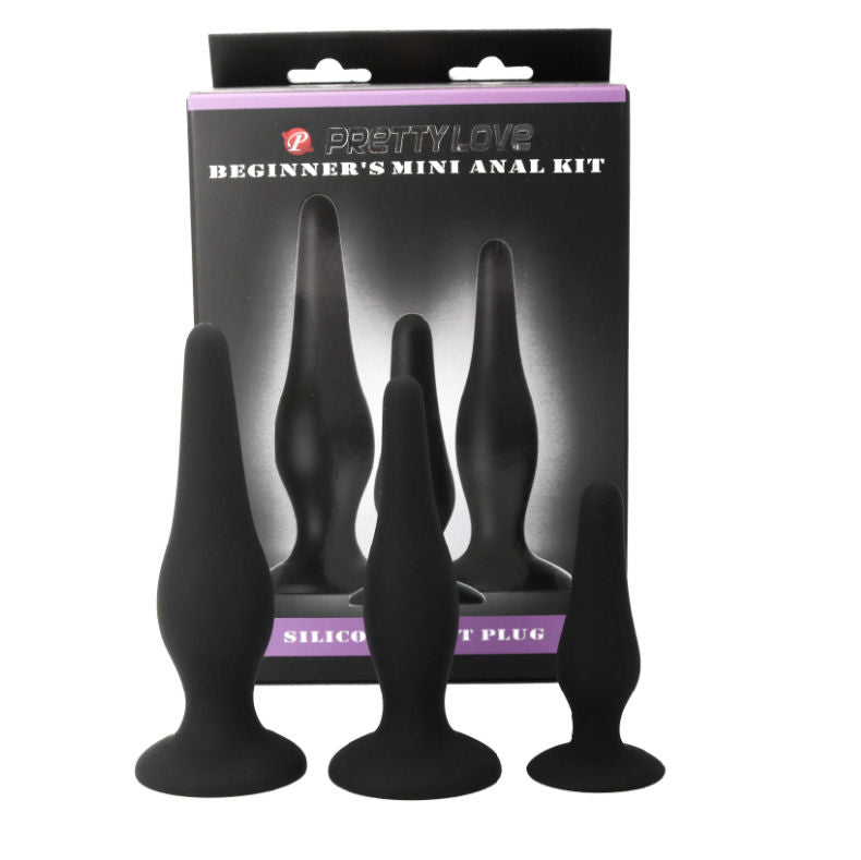 PRETTY LOVE - KIT DI INIZIAZIONE IN SILICONE CON TAPPI ANAL – kit Sex Toys – foto 2