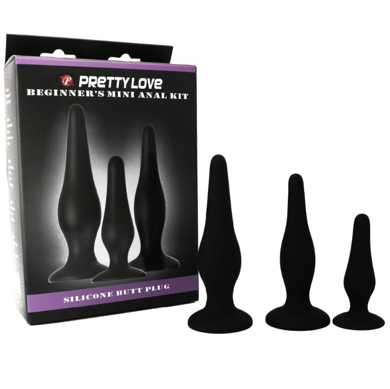 PRETTY LOVE - KIT DI INIZIAZIONE IN SILICONE CON TAPPI ANAL – kit Sex Toys – foto 4