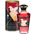 SHUNGA - OLIO DA MASSAGGIO EFFETTO CALORE FRAGOLE E CAVA 100 ML – Con effetto termico