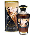 SHUNGA - OLIO DA MASSAGGIO EFFETTO CALORE GUSTO CREAMY LOVE LATTE 100 ML – Con effetto termico