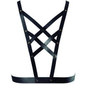 BIJOUX INDISCRETS - IMBRACATURA CROSSOVER MAZE CON COLLANA NERA – Imbracatura