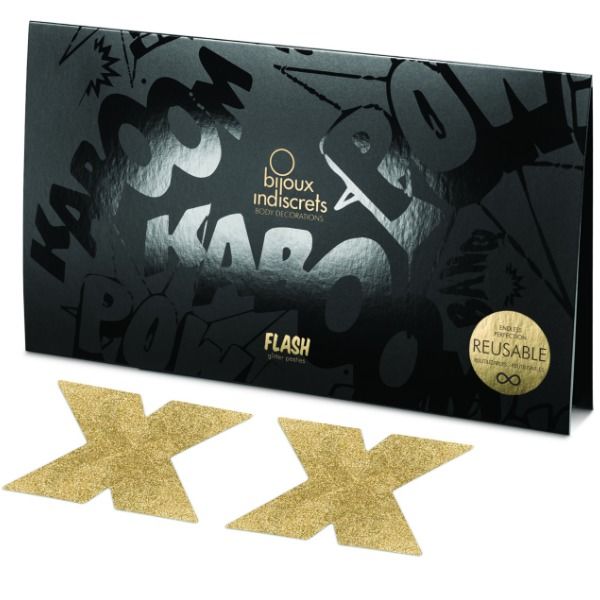 BIJOUX INDISCRETS - COPRI CAPEZZOLI FLASH ORO – Fodere – foto 4
