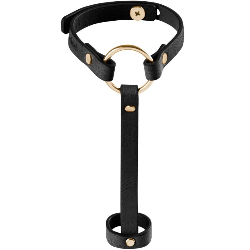 BIJOUX INDISCRETS - BRACCIALE MAZE/IMBRAGATURA A MANO NERO – Imbracatura