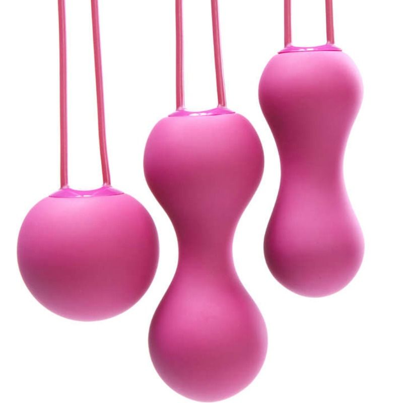 JE JOUE - PALLE AMI KEGEL - FUCSIA – Sfere di silicone – foto 3