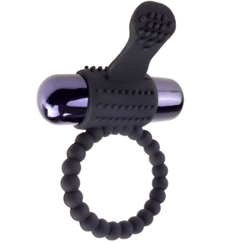 FANTASY C-RINGZ - ANELLO VIBRANTE IN SILICONE NERO – Cockring con vibrazione
