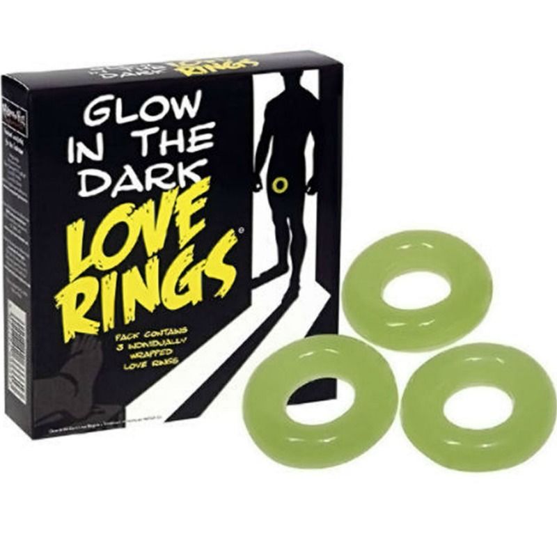 SPENCER & FLEETWOOD - PACK 3 ANELLI FLUORESCENTI – Cockring senza vibrazione