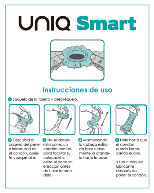 UNIQ - SMART LATEX FREE PRE-ERECTION CONDOMS 3 UNITS – Senza latex – foto 3