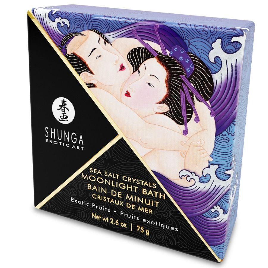 SHUNGA - SALI DA BAGNO AL GUSTO VIOLA ESOTICO 75 GR – Per il bagno