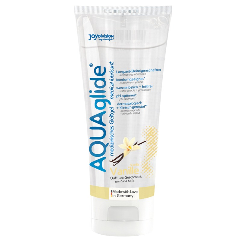 JOYDIVISION AQUAGLIDE - LUBRIFICANTE A BASE ACQUA VANIGLIA 100 ML – Con sapori deliziosi