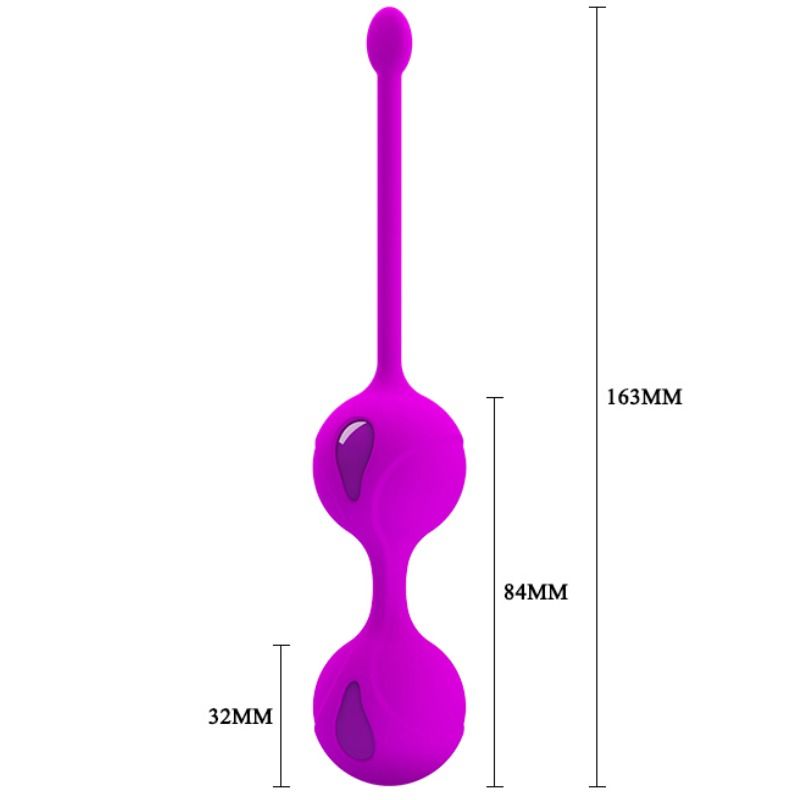 PRETTY LOVE - PALLE DA ESERCIZIO KEGEL TIGHTEN UP II KEGEL – Sfere di silicone – foto 4