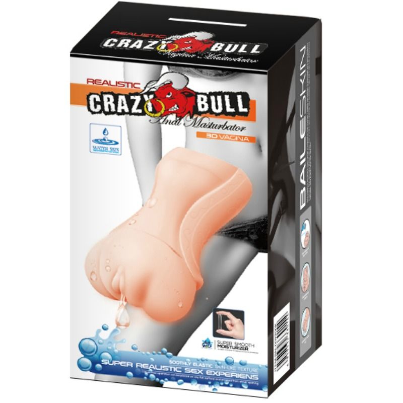 CRAZY BULL - MASTURBADOR DELLA VAGINA CON PELLE ACQUA – Vagine con vibrazione – foto 5