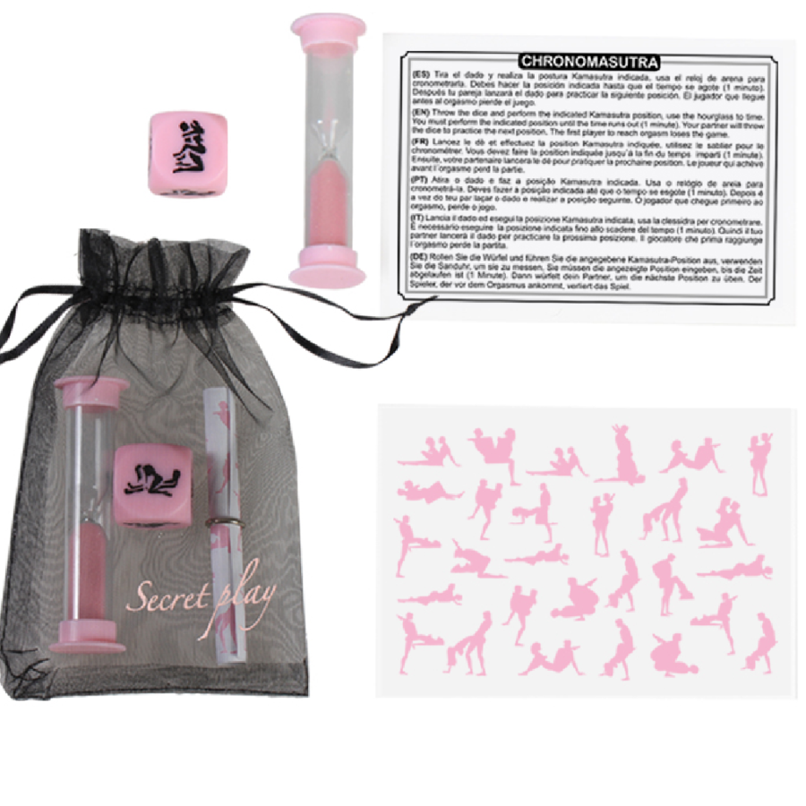 SECRETPLAY - KIT CRONOMASUTRA (ES/EN/FR/DE/PT) – Giochi da tavolo