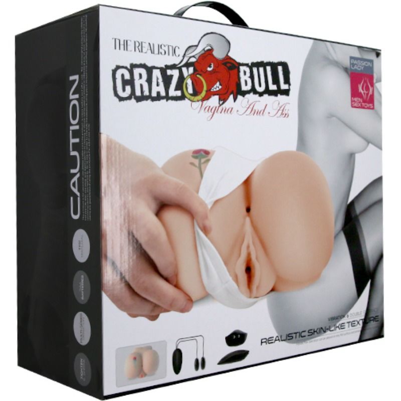 CRAZY BULL - VAGINA E ANO CON TATUAGGIO REALISTICO CON VIBRAZIONI – Vagine con vibrazione – foto 11