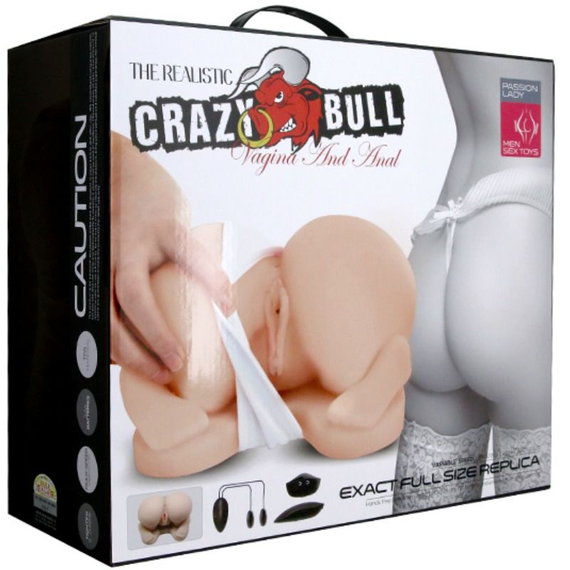 CRAZY BULL - POSIZIONE REALISTICA DEL CANE INDIETRO DOPPIO CANALE – Vagine con vibrazione – foto 11