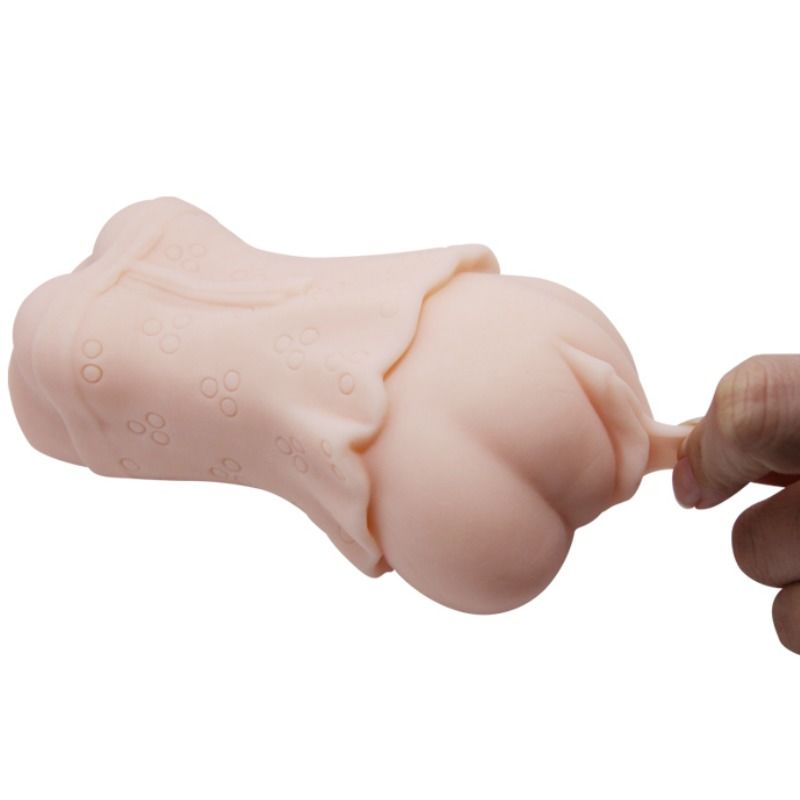 CRAZY BULL - MASTURBADOR VAGINA CON PELLE ACQUATA CON BULLET VIBRANTE 2 – Proiettili vibranti – foto 4