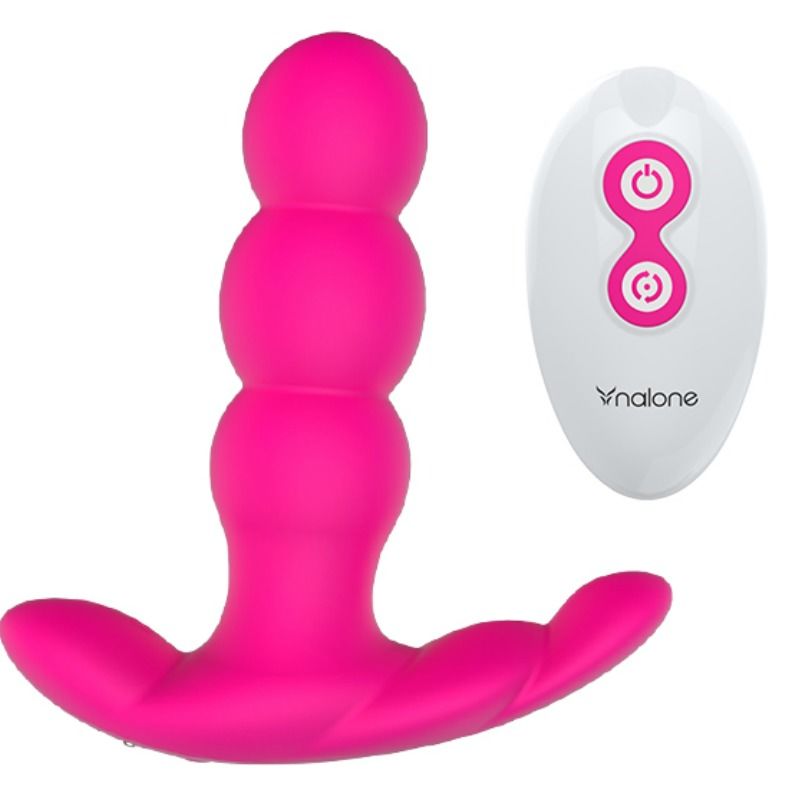 NALONE - VIBRATORE ANALE PEARL TELECOMANDO NERO – Telecomando – foto 2
