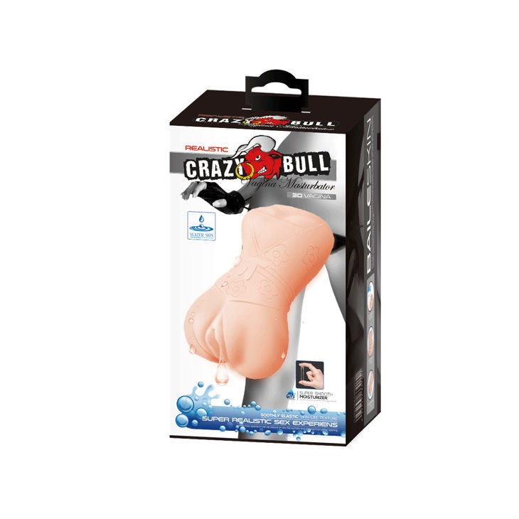 CRAZY BULL - MASTURBADOR PELLE ACQUA MODELLO VAGINA 4 – Vagine con vibrazione – foto 5