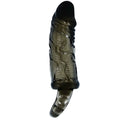 BAILE - COPERTURA ESTENSORE PENE CON CINTURINO PER TESTICOLI NERO 13.5 CM – Copri pene con estensione