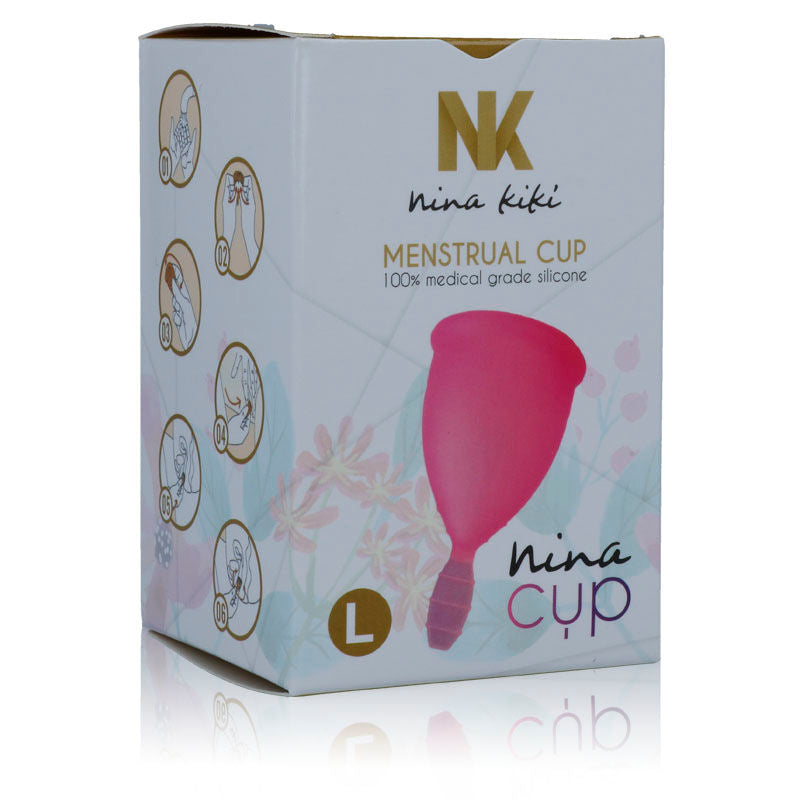 NINA KIKÍ - COPPA MESTRUALE ROSA - TAGLIA L – Coppa vaginale – foto 2
