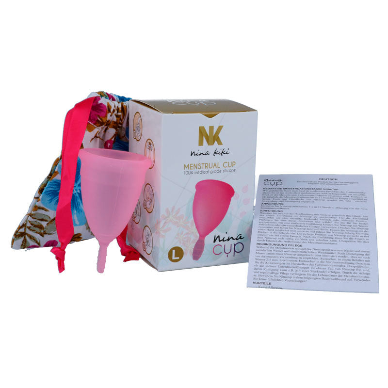 NINA KIKÍ - COPPA MESTRUALE ROSA - TAGLIA L – Coppa vaginale – foto 3