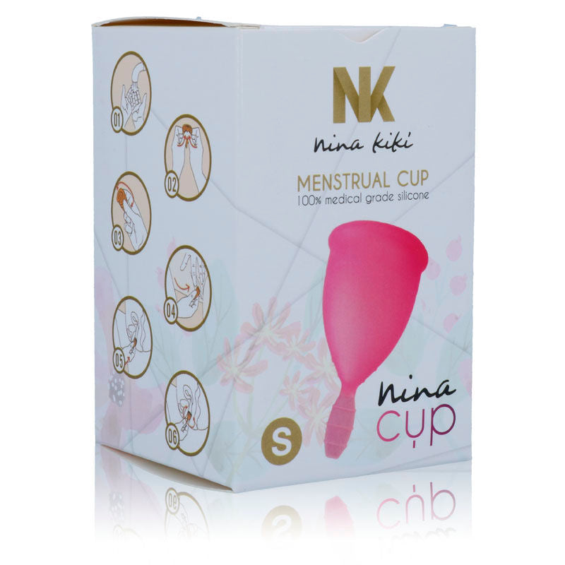NINA KIKÍ - COPPA MESTRUALE ROSA - TAGLIA S – Coppa vaginale – foto 2
