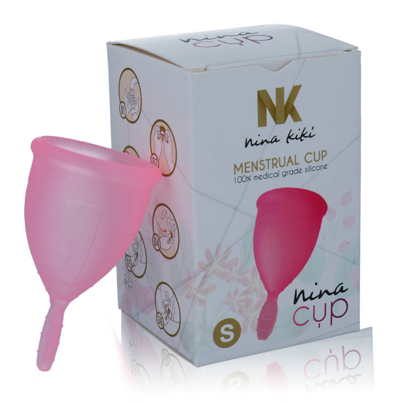 NINA KIKÍ - COPPA MESTRUALE ROSA - TAGLIA S – Coppa vaginale – foto 5