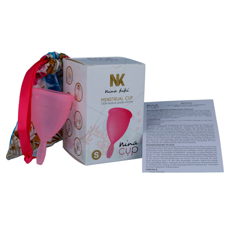 NINA KIKÍ - COPPA MESTRUALE ROSA - TAGLIA S – Coppa vaginale – foto 6