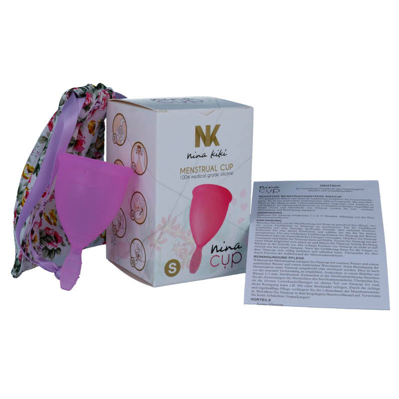 NINA KIKÍ - COPPA MESTRUALE VIOLA - TAGLIA S – Coppa vaginale – foto 2