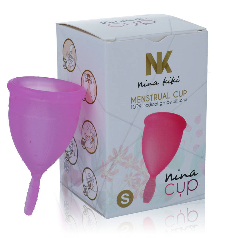 NINA KIKÍ - COPPA MESTRUALE VIOLA - TAGLIA S – Coppa vaginale – foto 4
