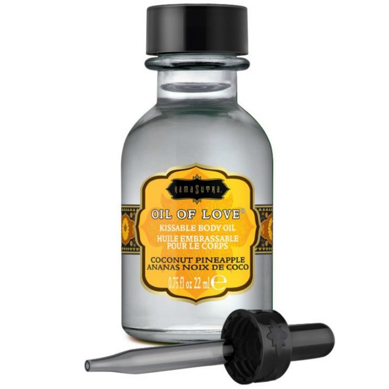 KAMASUTRA - OLIO ALIMENTARECOCCO E ANANAS 22 ML – Oli Aromatizzati