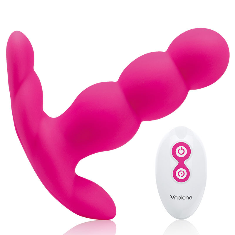 NALONE - VIBRATORE ANALE PEARL TELECOMANDO NERO – Telecomando – foto 7