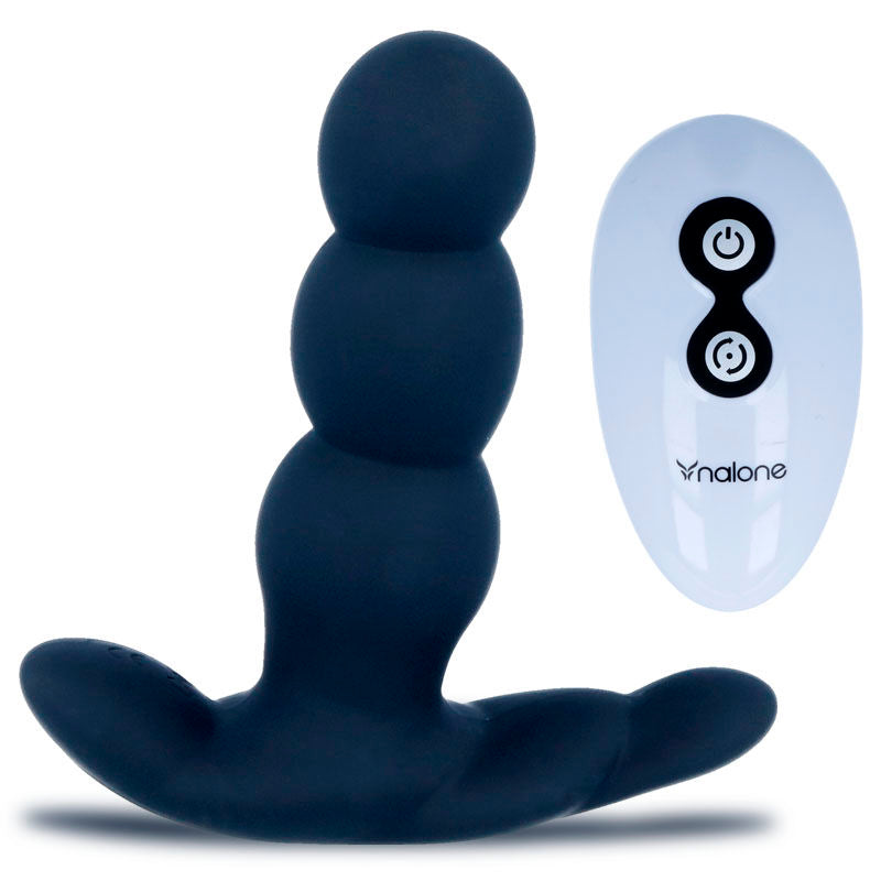 NALONE - VIBRATORE ANALE PEARL TELECOMANDO NERO – Telecomando