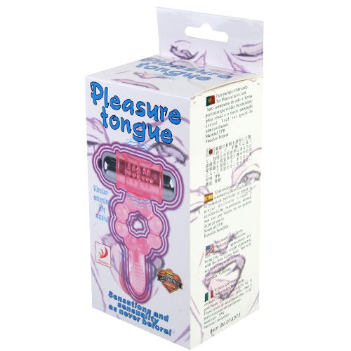 BAILE - ANELLO IN SILICONE 10 RITMI DI LINGUA CON VIBRAZIONE ROSA – Cockring con vibrazione – foto 5