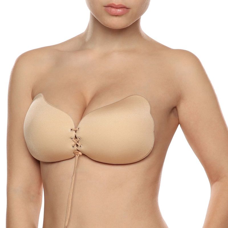 BYE-BRA - LACE-IT VALORIZZAZIONE PUSH-UP BEIGE COPPA A – Reggiseni
