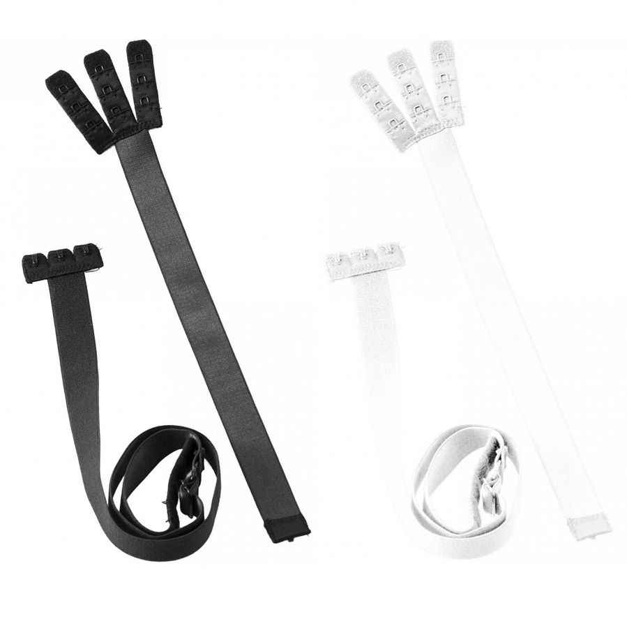 BYE-BRA - ADATTATORE PER REGGISENO APERTO SULLA SCHIENA NERO & BIANCO – Accessori Reggiseni – foto 2