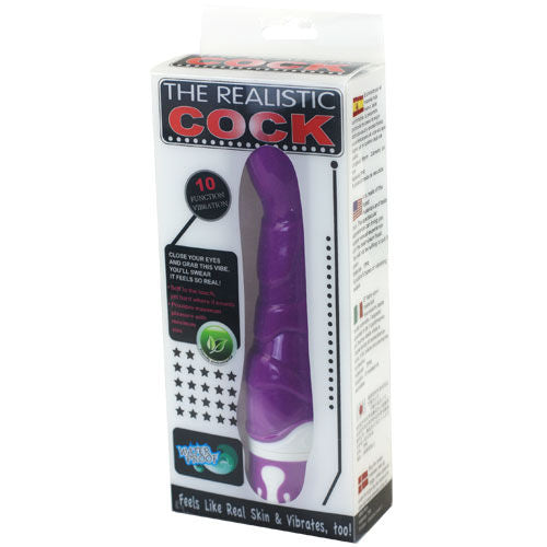BAILE - CAZZO REALISTICO A 10 RITMI SENSAZIONE VIOLETTO – Vibratori HI-TECH – foto 5